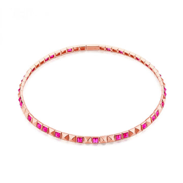 Collana Rosato Cubica da donna RZCU72-1