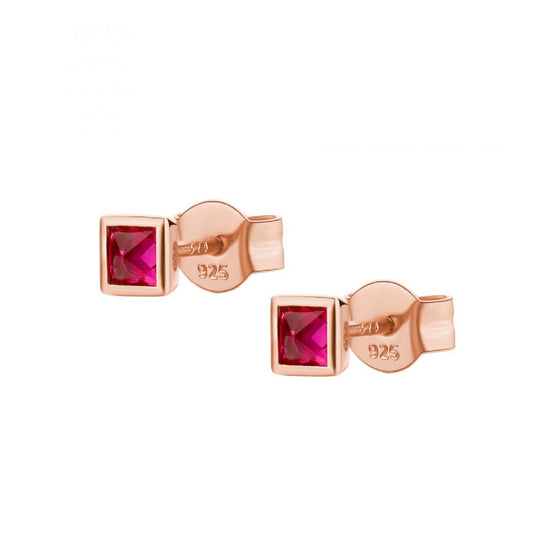 Orecchini Rosato Cubica da donna RZCU84-1