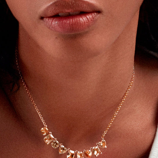 Collana Rosato Gemma da donna RZGE03-2