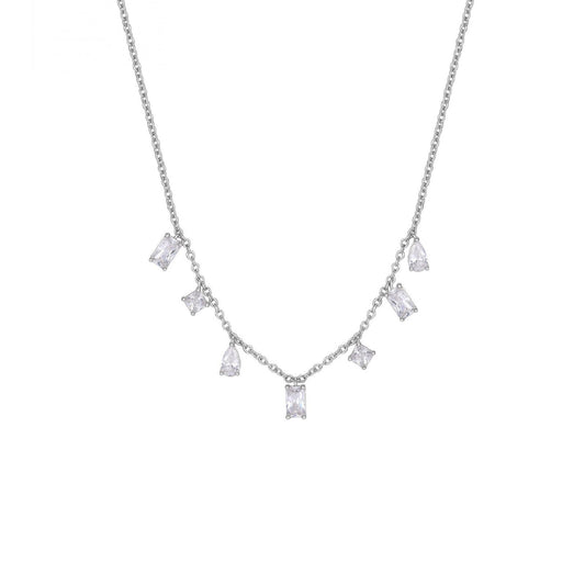 Collana donna Rosato Gemma in argento con ciondoli di zirconi lontani RZGE06-1