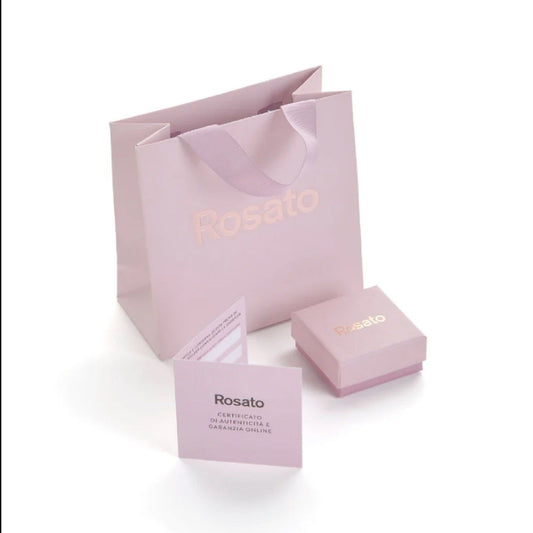 Orecchini pendenti 45mm Rosato Gemma in argento con zirconi tagli diversi RZGE27-2