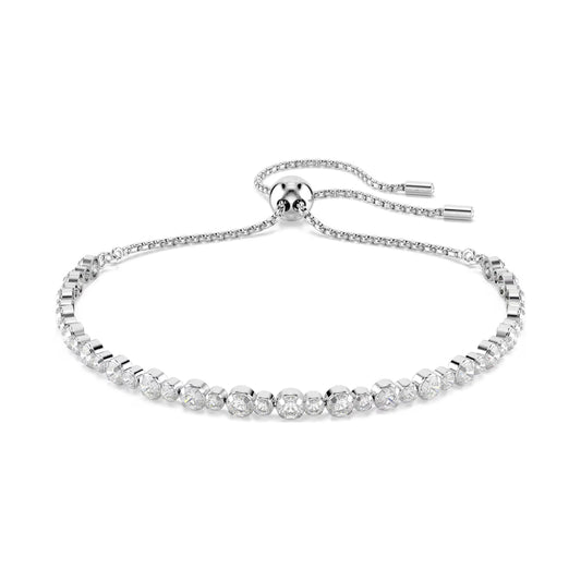 Bracciale tennis donna Swarovski Matrix rodiato con cristalli REGOLABILE