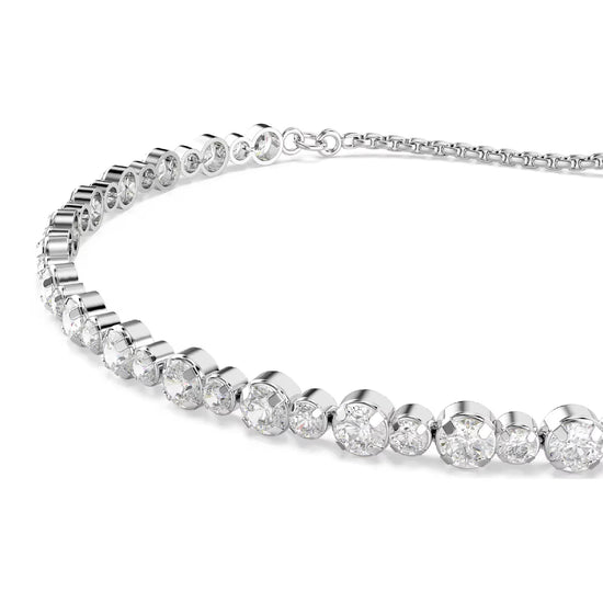 Bracciale tennis donna Swarovski Matrix rodiato con cristalli REGOLABILE