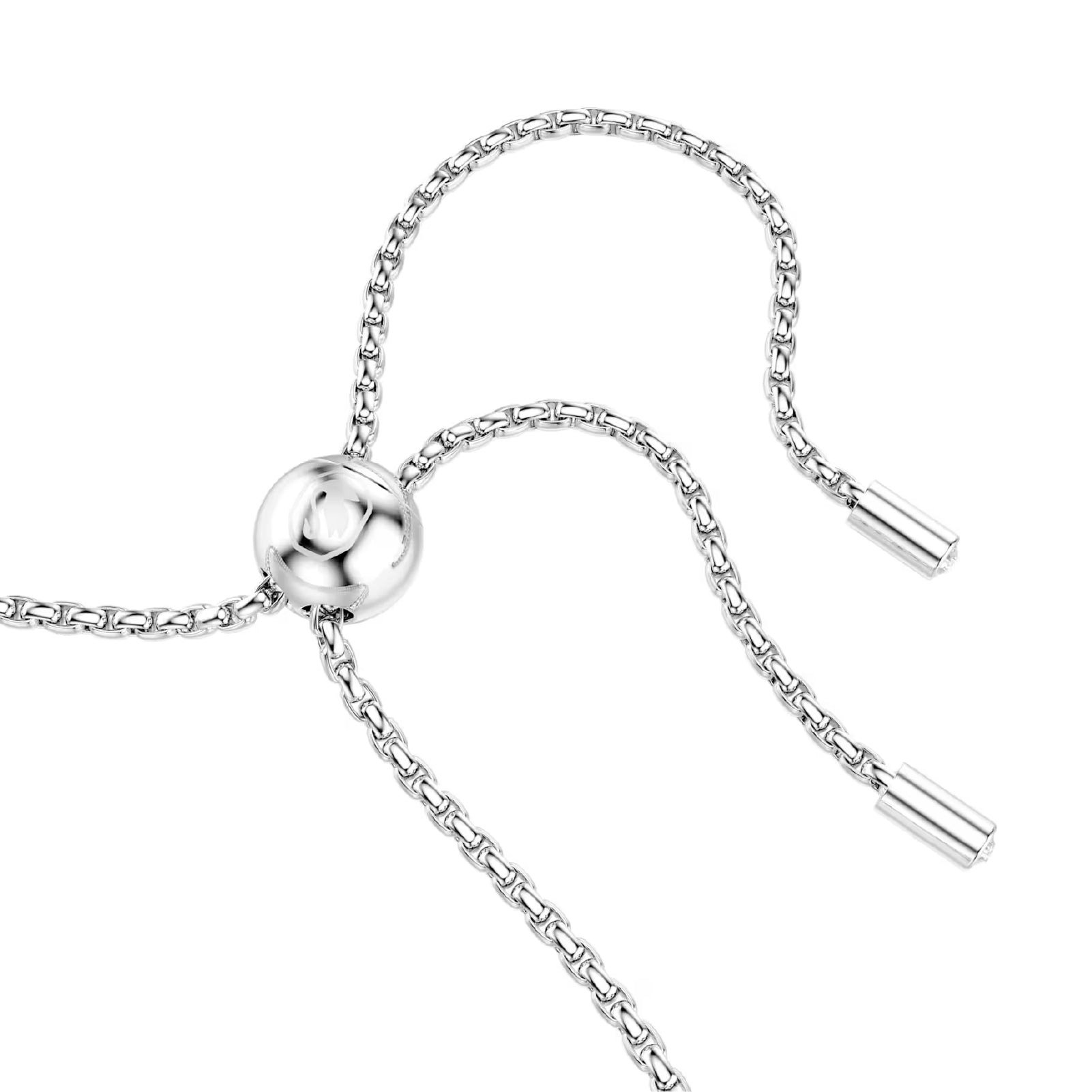 Bracciale tennis doppio Swarovski Matrix rodiato con cristalli REGOLABILE
