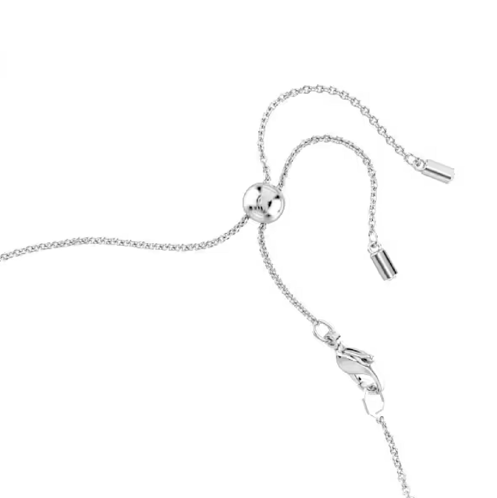 Choker tennis triplo Swarovski Matrix rodiato con cristalli MISURA UNICA