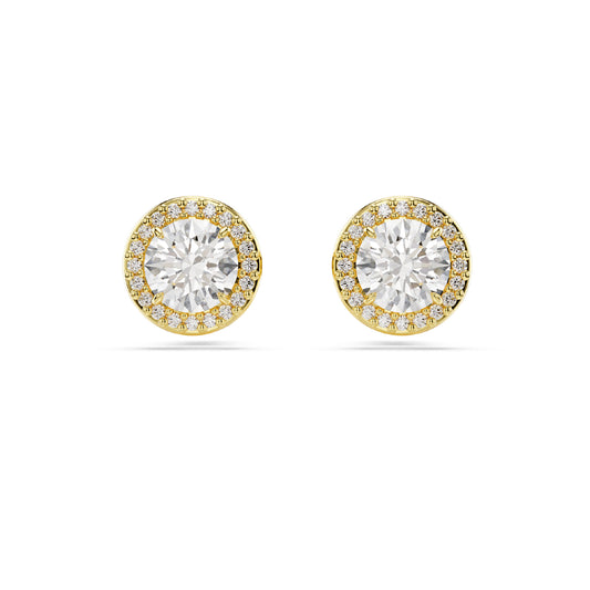ORECCHINI A LOBO SWAROVSKI PLACCATI IN ORO CON ZIRCONI S.5686637