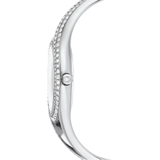 Orologio solo tempo Swarovski bangle in acciaio con cristalli MISURA UNICA