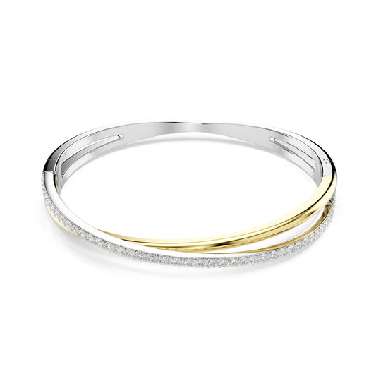 BRACCIALE RIGIDO SWAROVSKI CON MIX DI PLACCATURE E ZIRCONI S.5689720