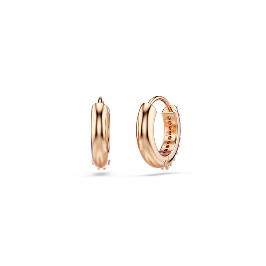 ORECCHINI A CERCHIO SWAROVSKI PLACCATI ORO ROSA E ZIRCONI S.5690669