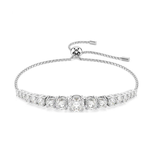 Bracciale tennis donna Swarovski Matrix rodiato e cristalli REGOLABILE