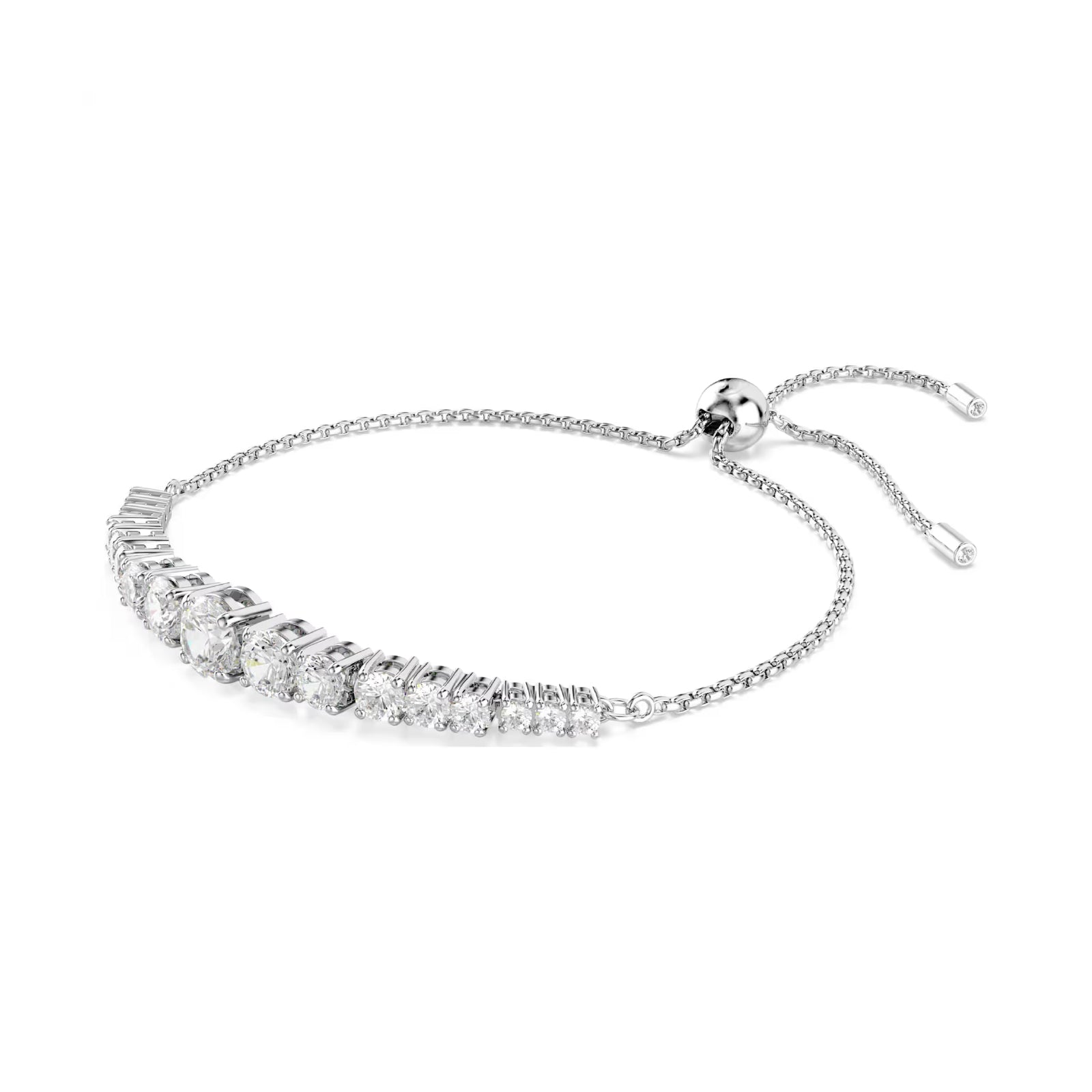 Bracciale tennis donna Swarovski Matrix rodiato e cristalli REGOLABILE