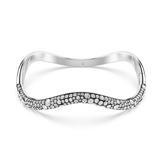 BRACCIALE RIGIDO SWAROVSKI CON PLACCATURA IN RODIO E CRISTALLI S.5692104