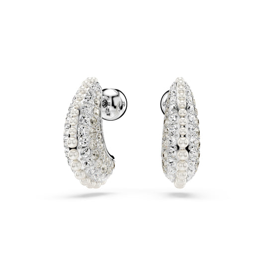 ORECCHINI PENDENTI SWAROVSKI IN ARGENTO RODIATO CON CRISTALLI S.5692107