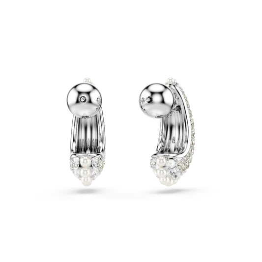 ORECCHINI PENDENTI SWAROVSKI IN ARGENTO RODIATO CON CRISTALLI S.5692107