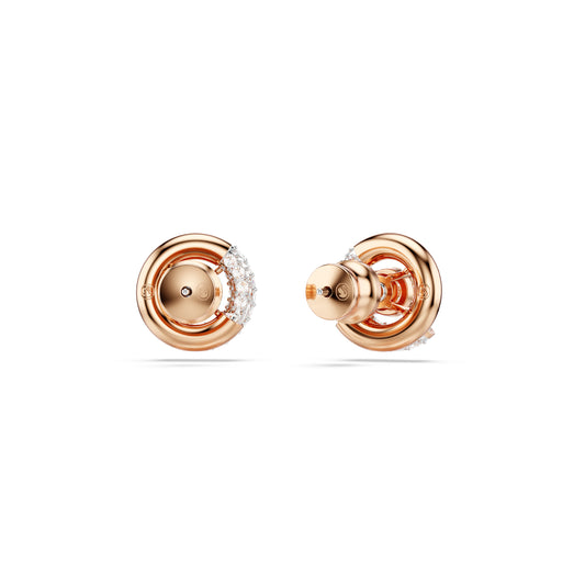 ORECCHINI A LOBO SWAROVSKI PLACCATI ORO ROSA CON ZIRCONI S.5692258