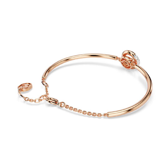 BRACCIALE RIGIDO SWAROVSKI PLACCATI ORO ROSA CON ZIRCONE S.5692259