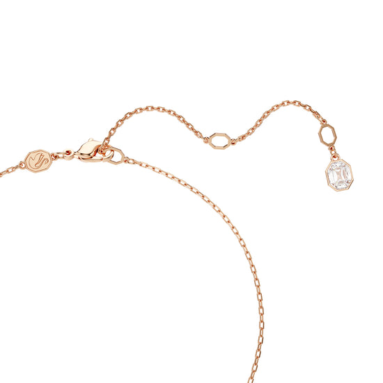 COLLANA PENDENTE SWAROVSKI PLACCATA ORO ROSA CON ZIRCONI S.5692266
