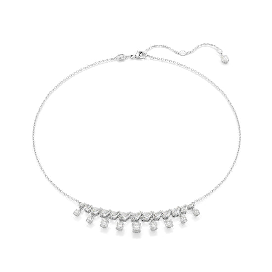 COLLANA GIROCOLLO SWAROVSKI CON PLACCATURA IN RODIO E ZIRCONI S.5692637