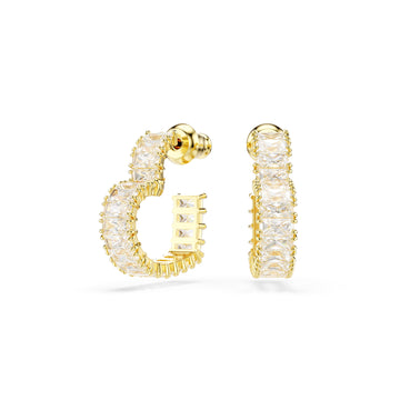 ORECCHINI A CERCHIO SWAROVSKI PLACCATI ORO CON ZIRCONI S.5693512