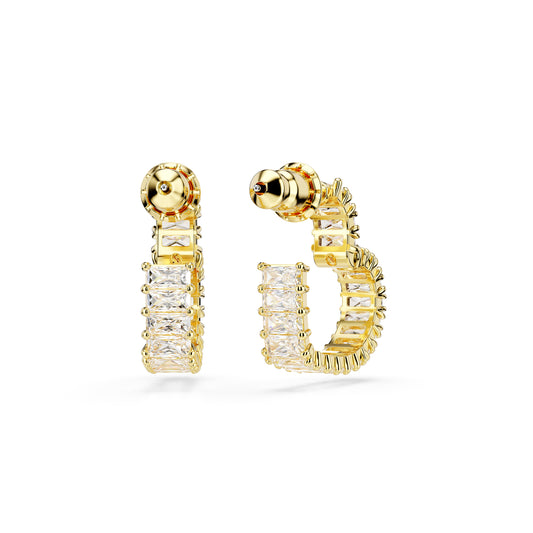 ORECCHINI A CERCHIO SWAROVSKI PLACCATI ORO CON ZIRCONI S.5693512