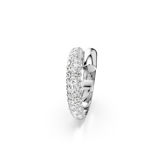 ANELLO SWAROVSKI CON PLACCATURA IN RODIO E CRISTALLI S.5695935