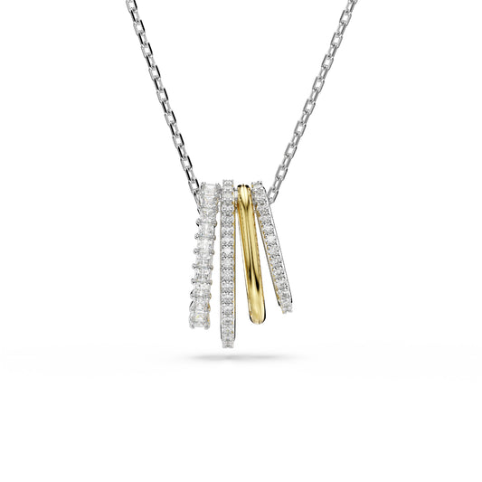 COLLANA PENDENTE SWAROVSKI CON MIX DI PLACCATURE E ZIRCONI S.5696626