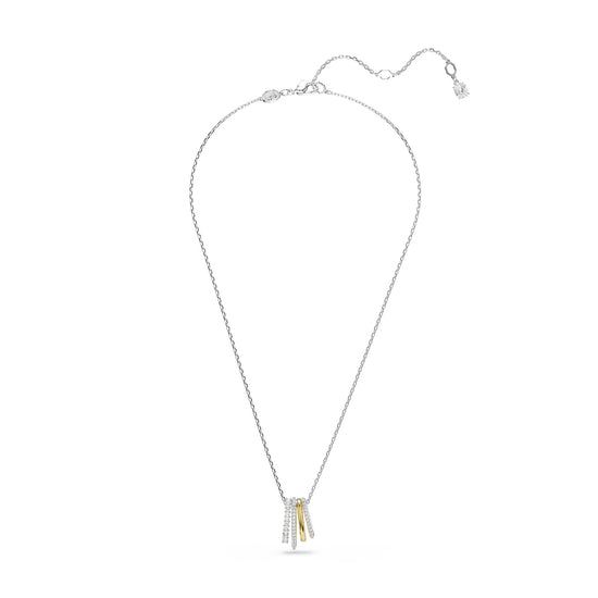 COLLANA PENDENTE SWAROVSKI CON MIX DI PLACCATURE E ZIRCONI S.5696626