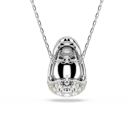 COLLANA CON PENDENTE SWAROVSKI PLACCATA RODIO CON CRISTALLI S.5697190