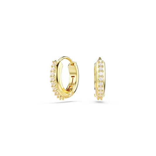 ORECCHINI A CERCHIO SWAROVSKI PLACCATI ORO CON ZIRCONI S.5697228