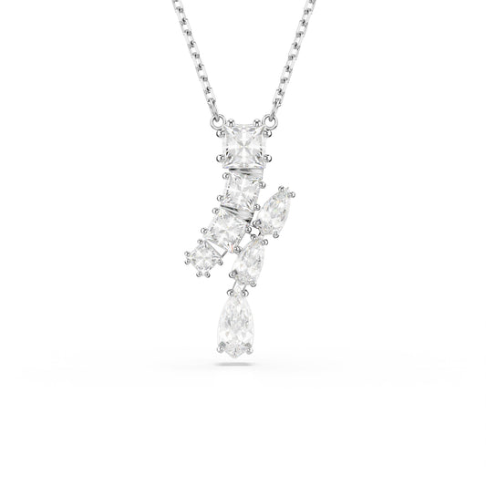 COLLANA CON PENDENTE SWAROVSKI PLACCATA RODIO CON ZIRCONI S.5700420