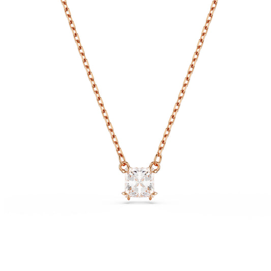 Collana con pendente Swarovski placcata in rodio con zirconi S.5701904