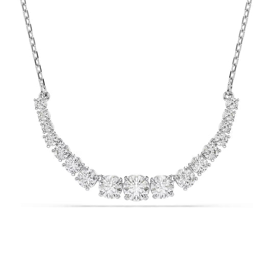 Collana tennis donna Swarovski Matrix rodiato e cristalli MISURA UNICA