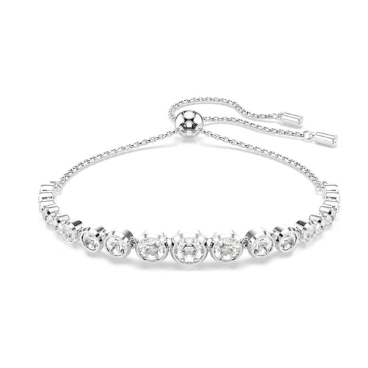 Bracciale tennis donna Swarovski Matrix argentato e cristalli REGOLABILE