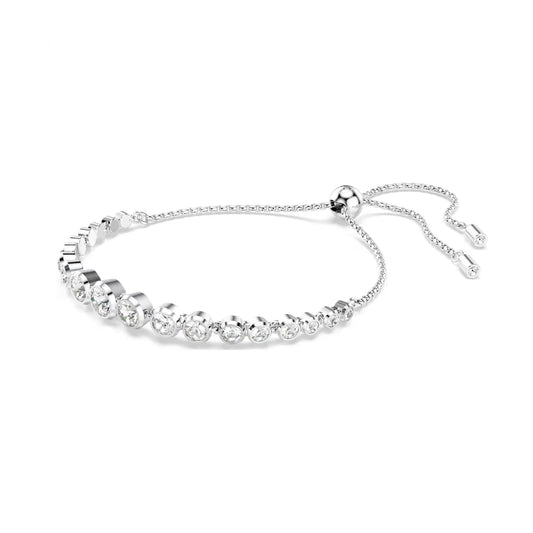 Bracciale tennis donna Swarovski Matrix argentato e cristalli REGOLABILE