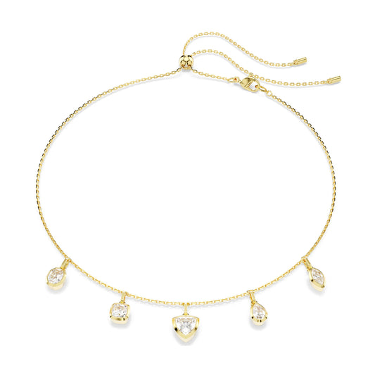 Collana girocollo donna Swarovski Matrix dorato e cristalli MISURA UNICA