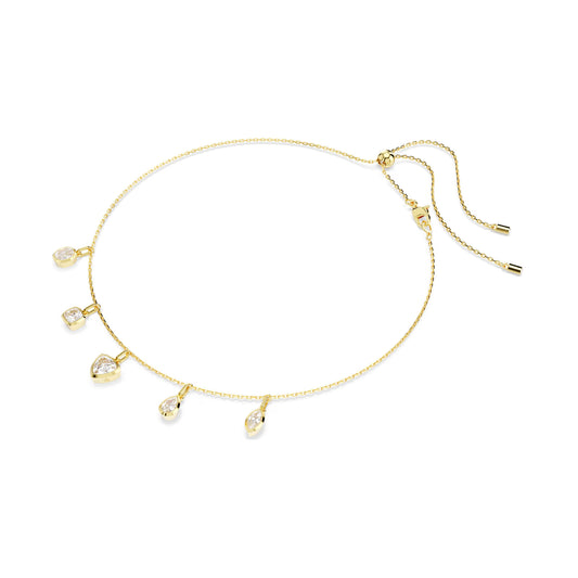 Collana girocollo donna Swarovski Matrix dorato e cristalli MISURA UNICA