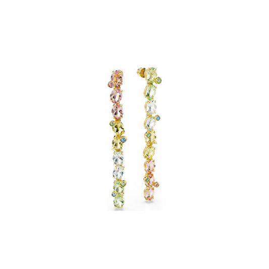 Orecchini pendenti donna Swarovski con cristalli multicolor