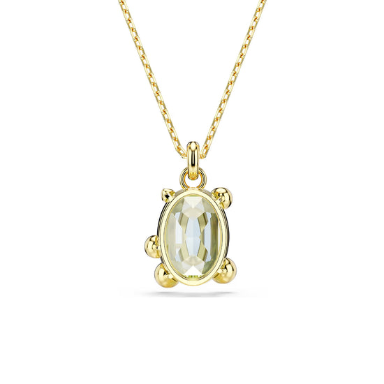 Collana girocollo Swarovski dorato con cristalli colorati MISURA UNICA