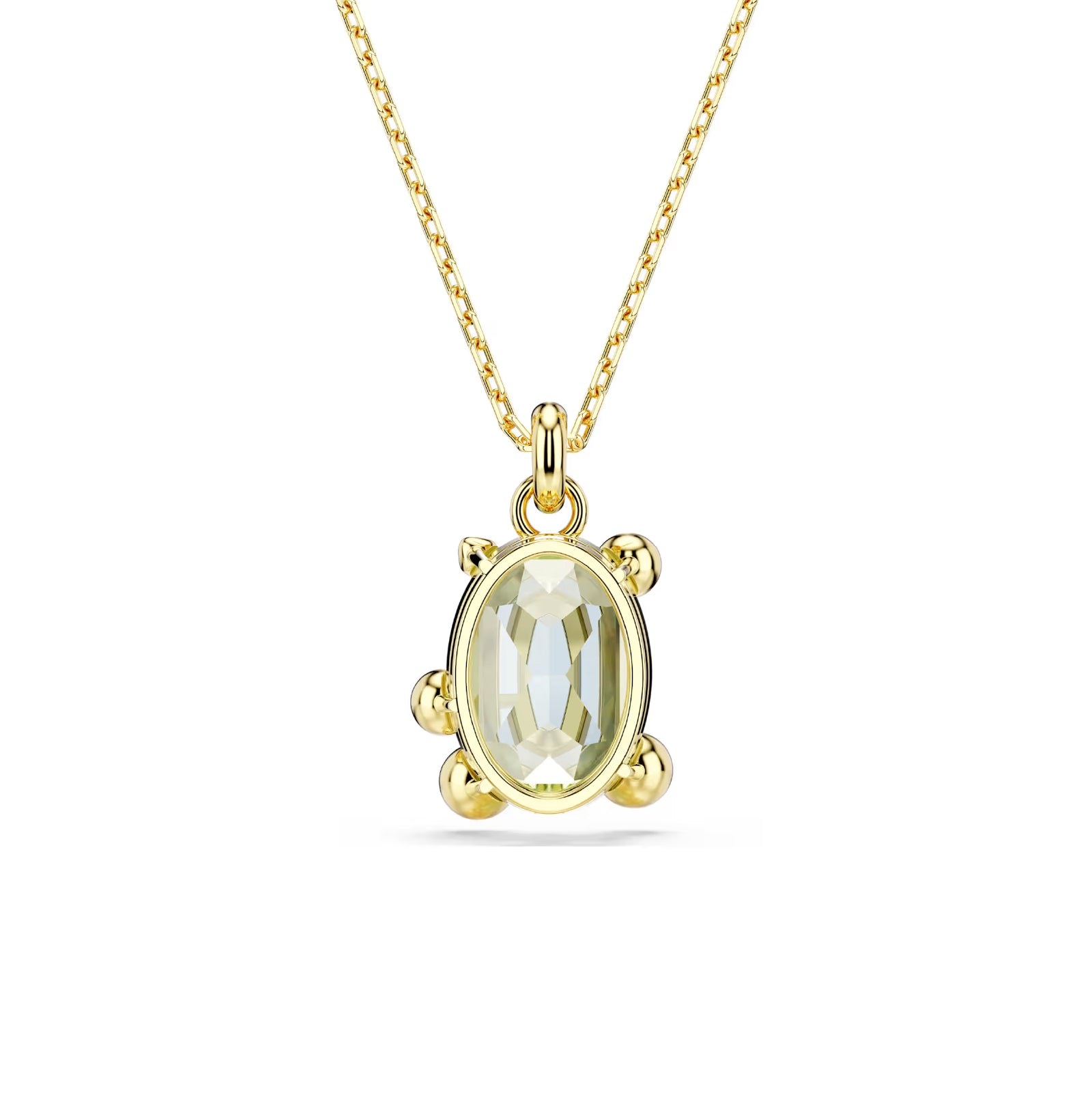 Collana girocollo Swarovski dorato con cristalli colorati MISURA UNICA
