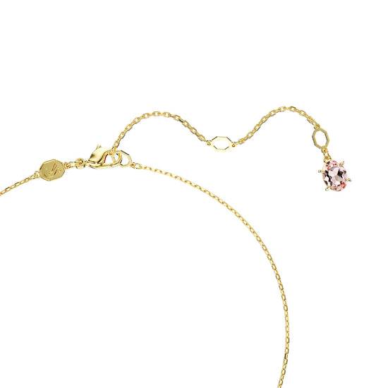 Collana girocollo Swarovski dorato con cristalli colorati MISURA UNICA