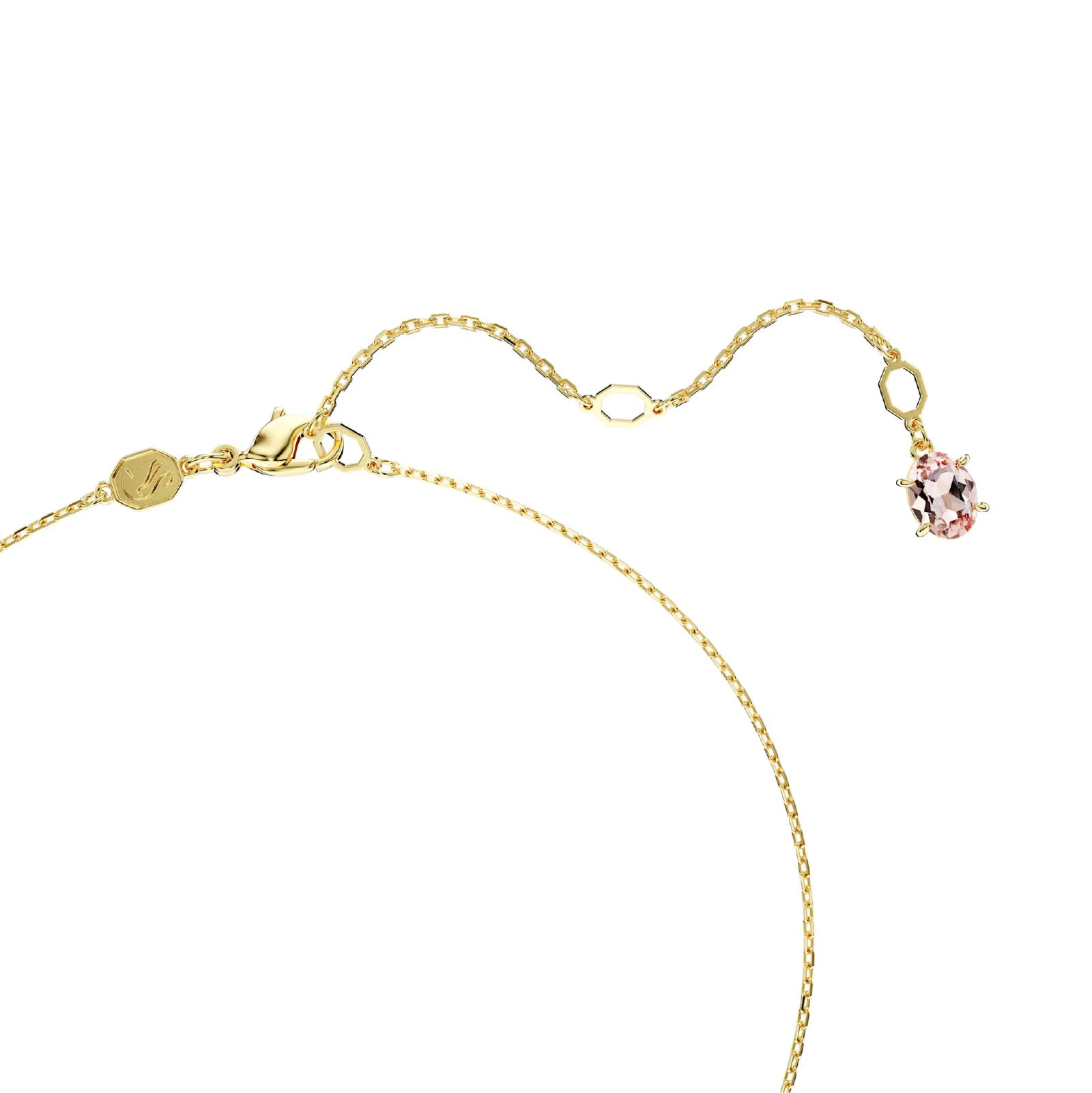 Collana girocollo Swarovski dorato con cristalli colorati MISURA UNICA