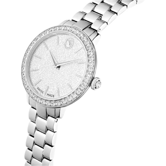 Orologio solotempo da donna Swarovski rodiato con cristalli MISURA UNICA