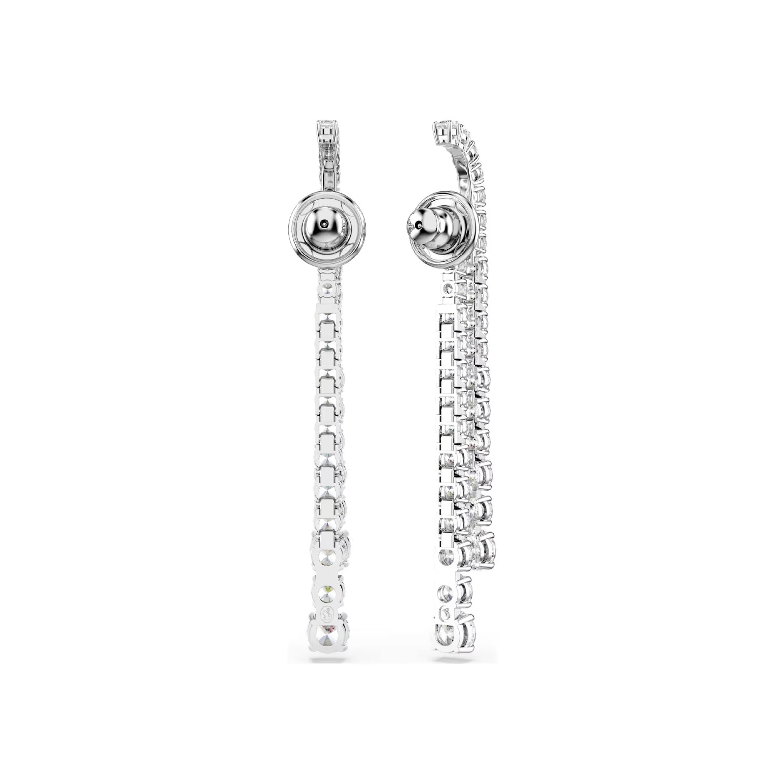 Orecchini pendenti da donna Swarovski rodiato con cristalli MISURA UNICA