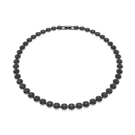 COLLANA GIROCOLLO SWAROVSKI PLACCATA IN RUTENIO CON CRISTALLI S.5709412
