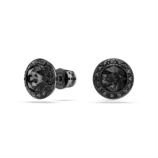 ORECCHINI A LOBO SWAROVSKI PLACCATI IN RUTENIO CON CRISTALLI S.5709413