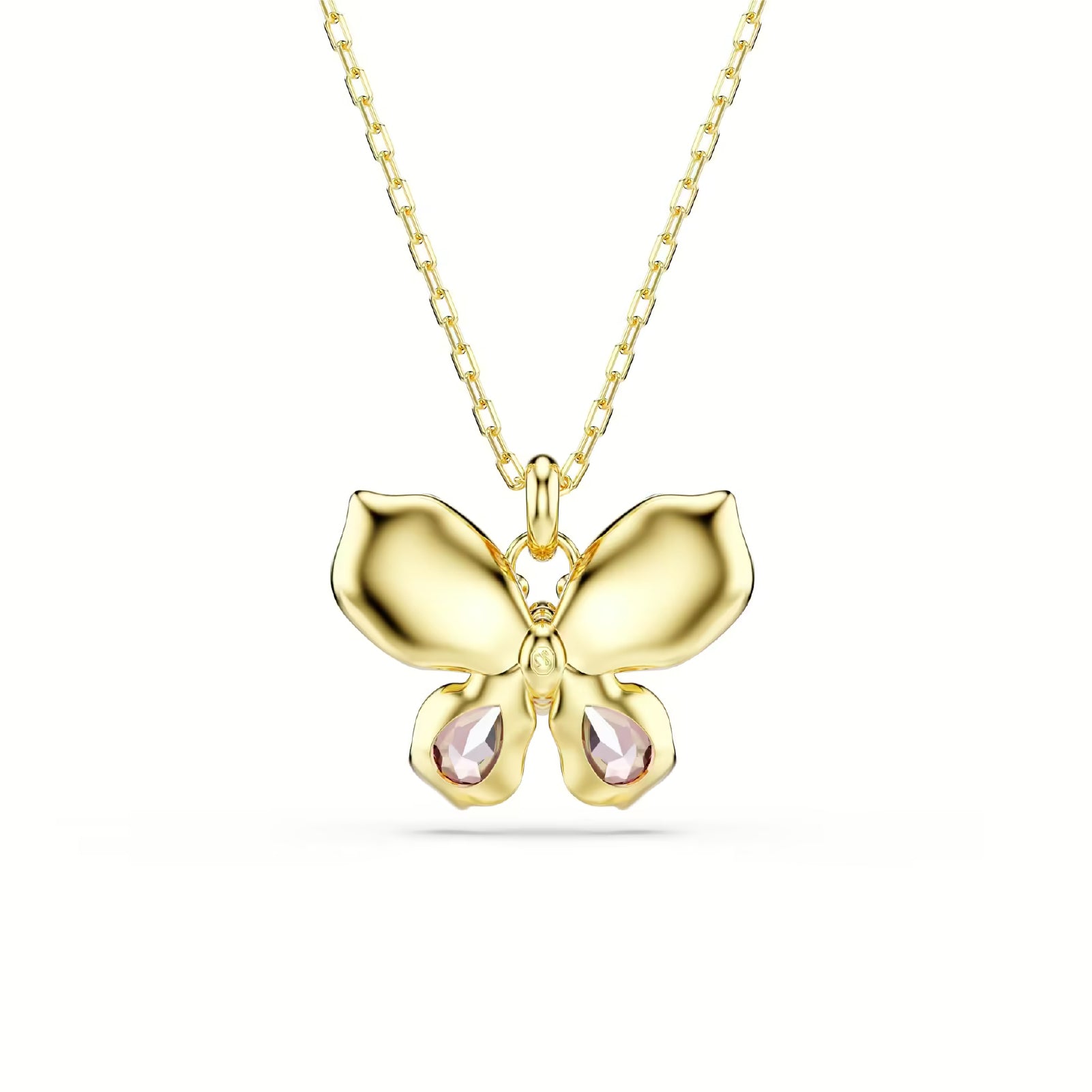 Collana Swarovski ciondolo a forma di farfalle con cristalli