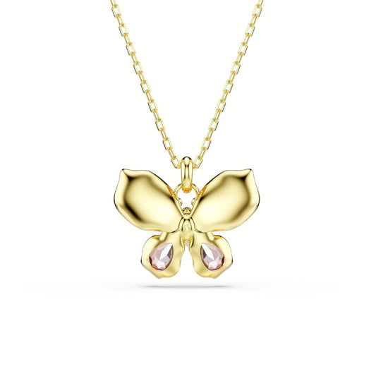 Collana Swarovski ciondolo a forma di farfalle con cristalli
