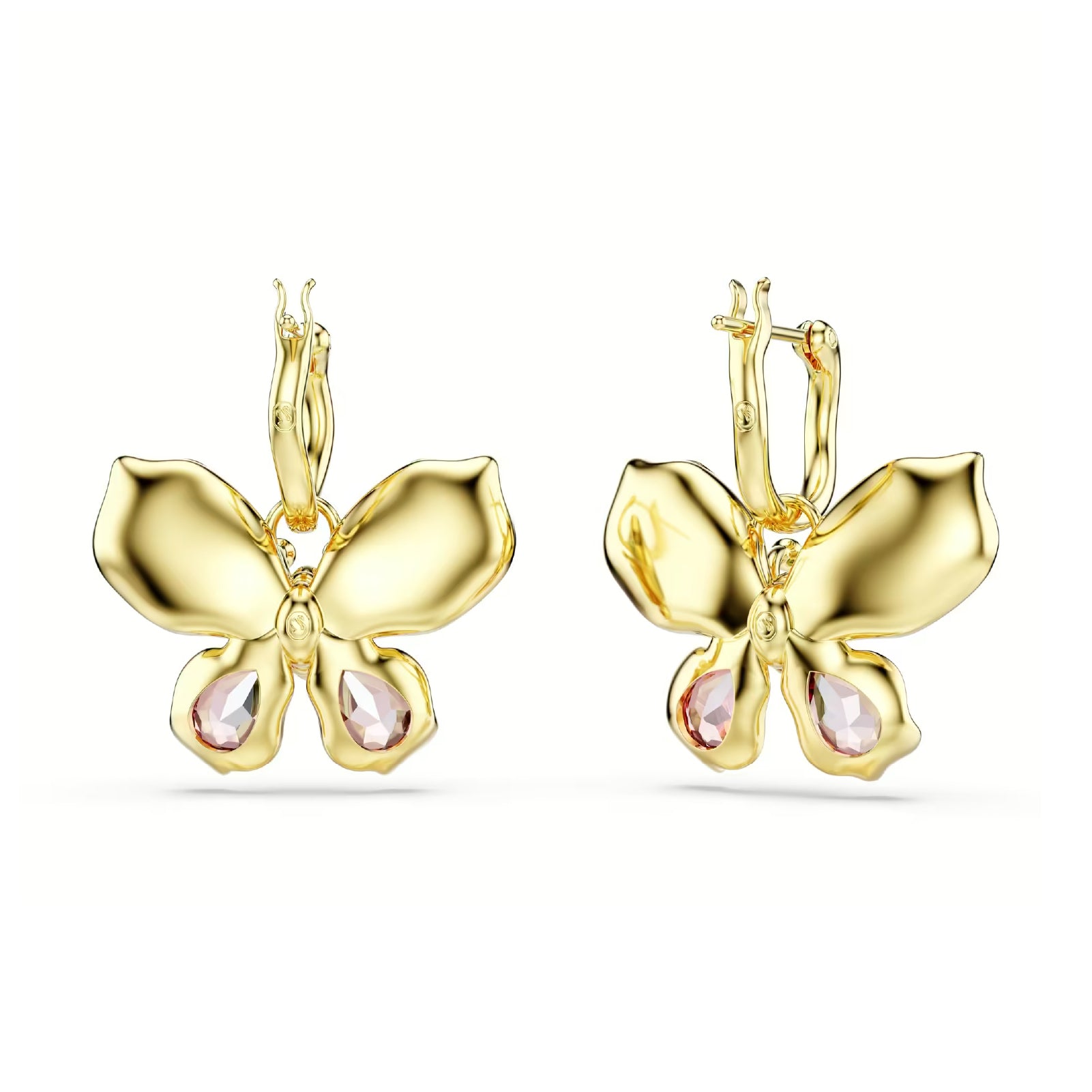 Orecchini pendenti Swarovski a forma di farfalle con cristalli