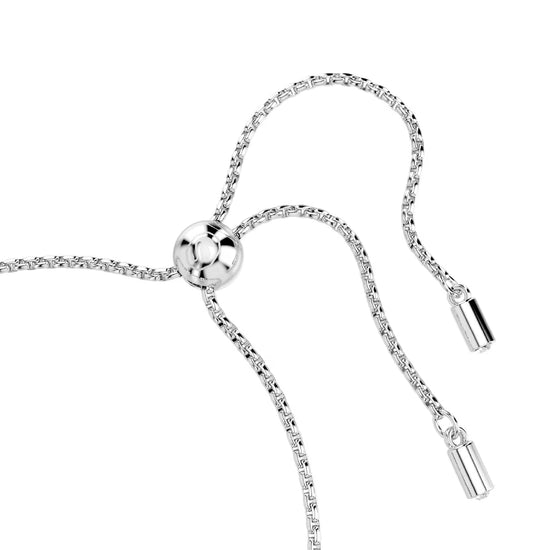 Bracciale tennis donna Swarovski dorato e cristalli azzurri REGOLABILE