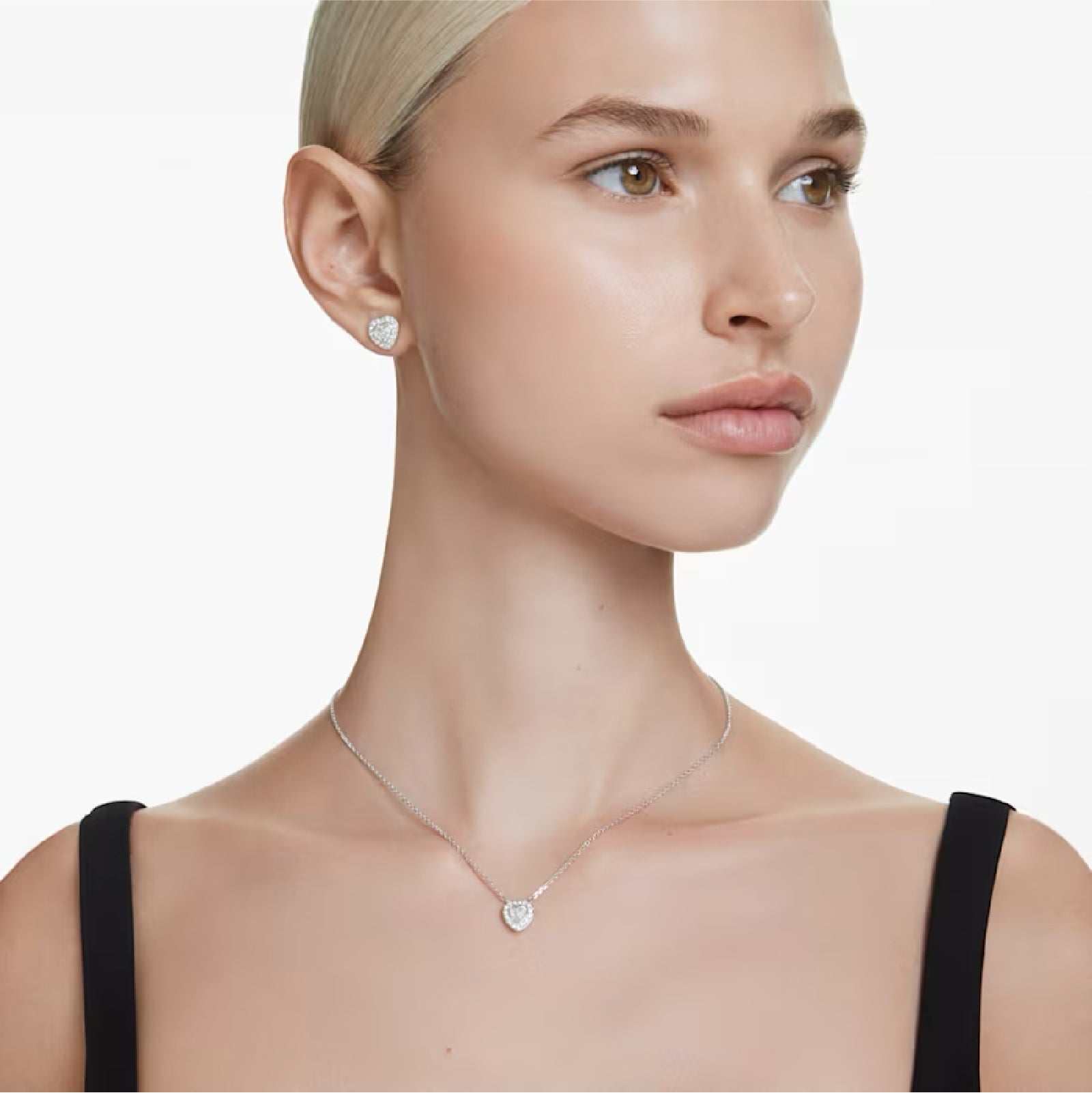 Set Collana e orecchini Ariana Grande x Swarovski a cuore